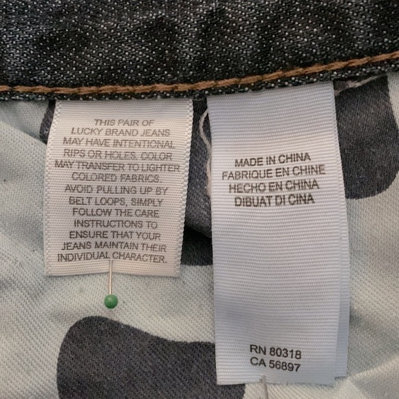Lucky Brand Jeans, Size W34/L32, Blue Denim - Picture 7 of 9